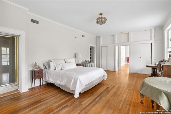 Bedroom, Interior, Wood Texture Flooring