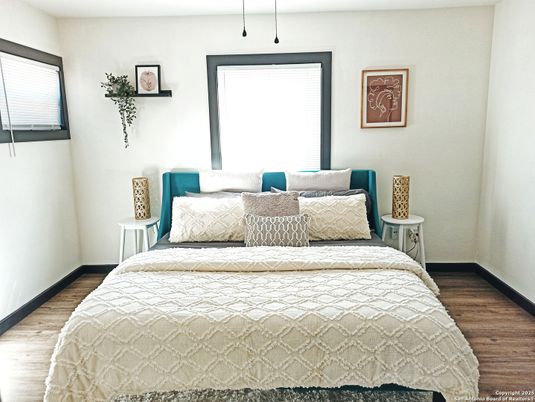 Bedroom, Interior, Wood Texture Flooring