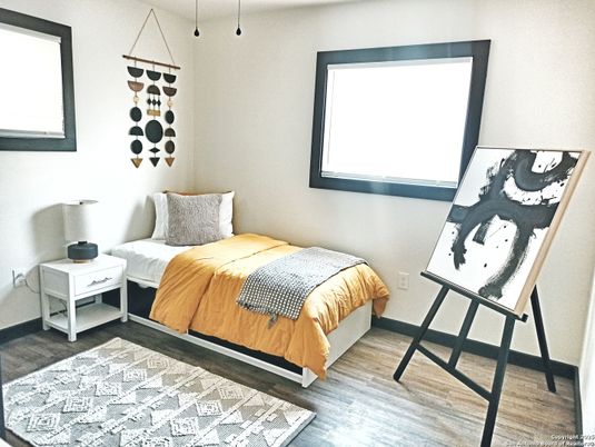 Bedroom, Interior, Wood Texture Flooring