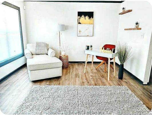 Home Office, Interior, Wood Texture Flooring