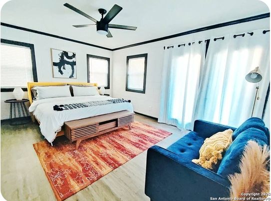 Bedroom, Interior, Wood Texture Flooring