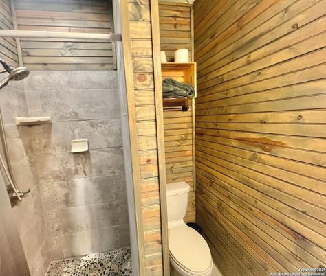 Bathroom, Interior, Wooden Walls