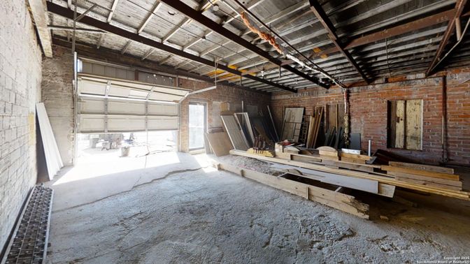 Interior, Stone Walls, Wooden Beams