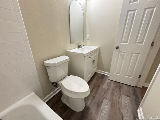 Bathroom, Interior, Wood Texture Flooring