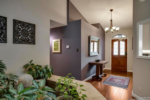 Chandelier, Interior, Wood Texture Flooring