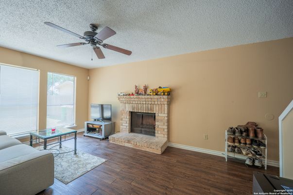 Fireplace, Interior, Living room, Wood Texture Flooring