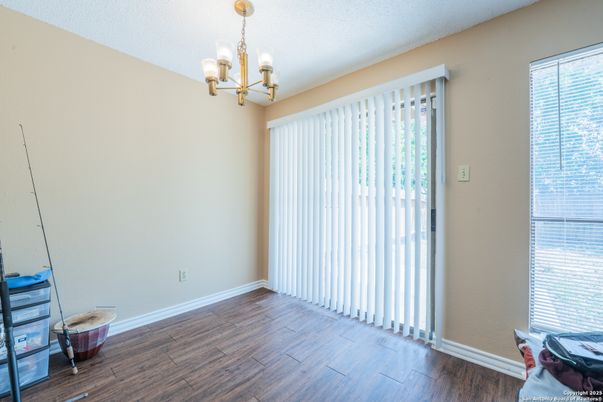 Chandelier, Empty room, Interior, Wood Texture Flooring