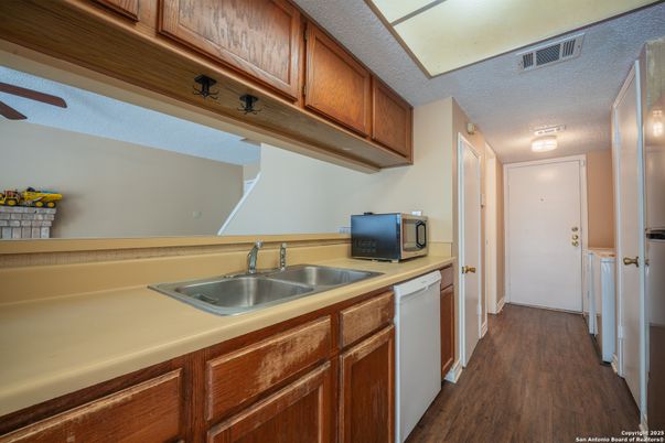 Interior, Kitchen, Wood Texture Flooring