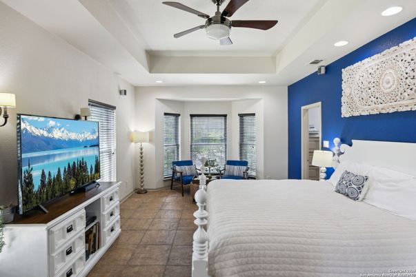 Bedroom, Interior, Recessed Lighting