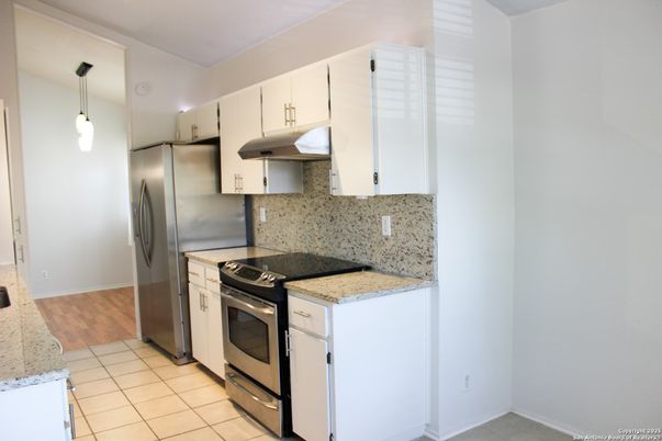 Interior, Kitchen, Pendant Lights, Stainless Steel Appliances, Wood Texture Flooring