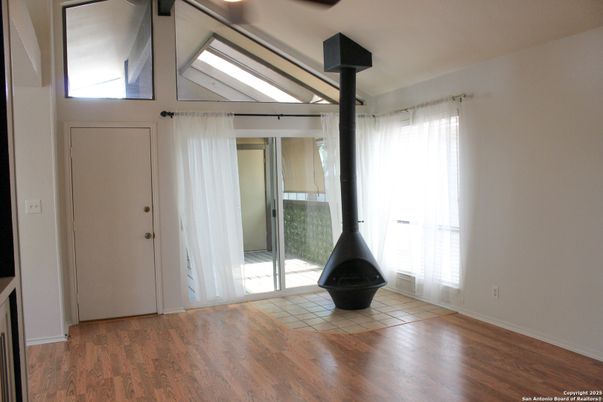 Empty room, Fireplace, Interior, Wood Texture Flooring