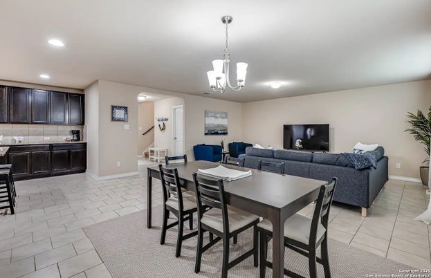 Dining room, Interior, Kitchen, Living room, Pendant Lights, Recessed Lighting