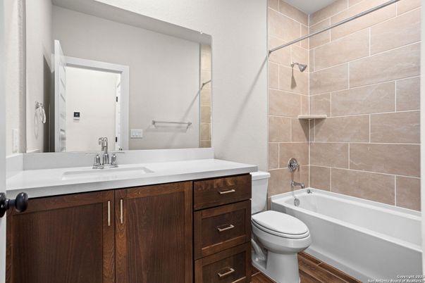 Bathroom, Interior, Wood Texture Flooring