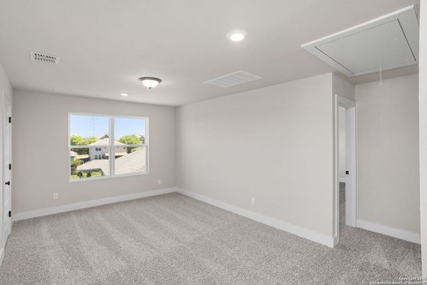 Empty room, Interior, Recessed Lighting