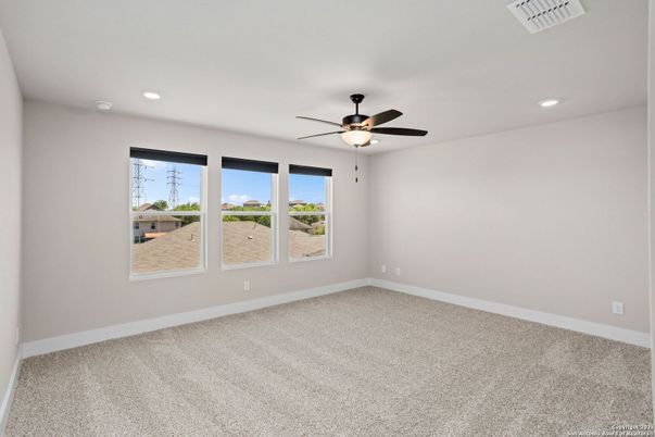 Empty room, Interior, Recessed Lighting