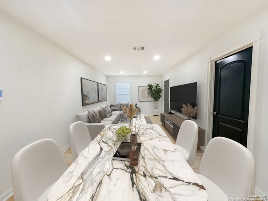 Dining room, Interior, Living room, Recessed Lighting