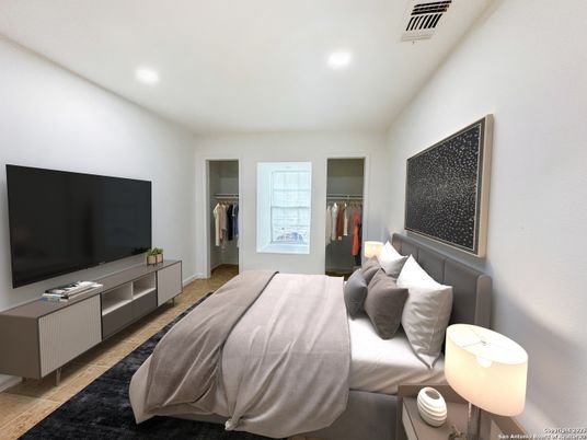 Bedroom, Interior, Recessed Lighting