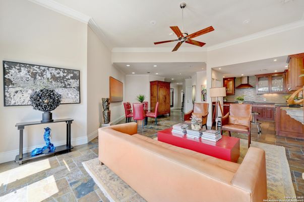 Interior, Kitchen, Living room, Recessed Lighting
