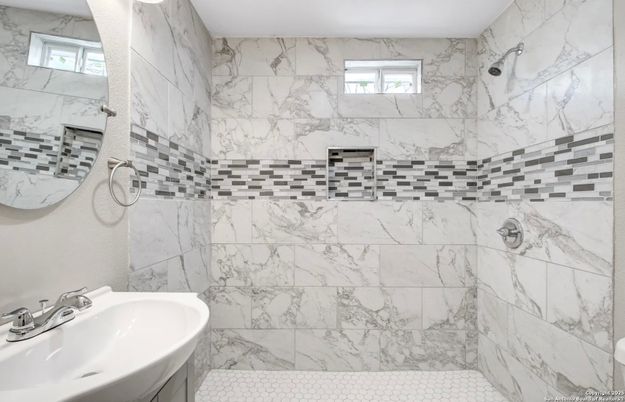 Bathroom, Interior, Marble Walls