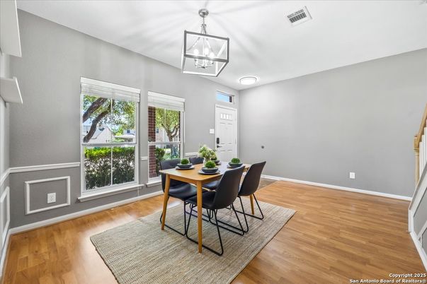 Dining room, Interior, Wood Texture Flooring