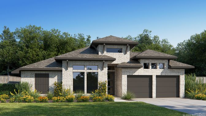Attached, Exterior, Facade, French Provincial