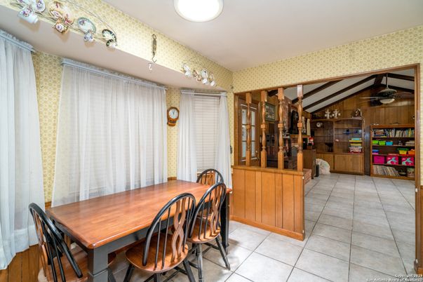 Dining room, Interior, Wooden Walls