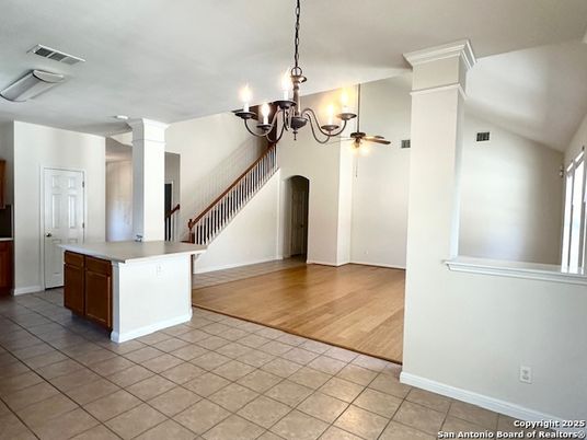 Chandelier, Interior, Wood Texture Flooring