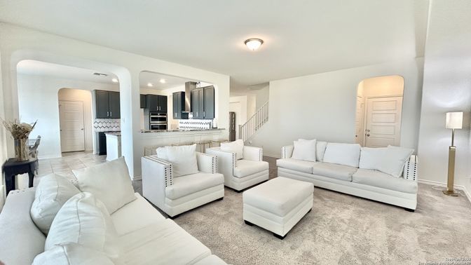 Interior, Kitchen, Living room, Recessed Lighting, Stainless Steel Appliances