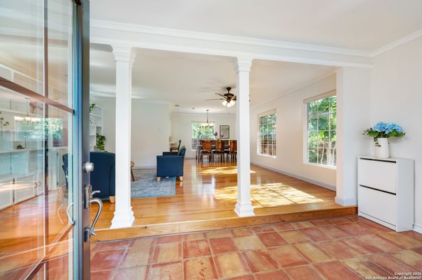 Dining room, Interior, Wood Texture Flooring