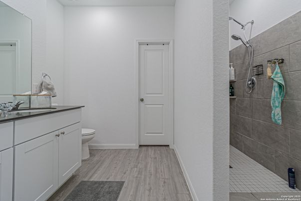 Bathroom, Interior, Wood Texture Flooring