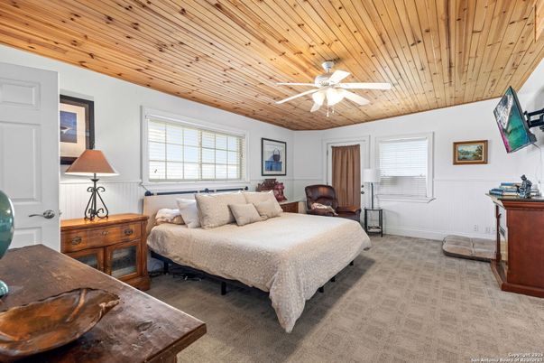 Bedroom, Interior, Wooden Ceilings