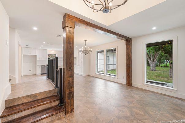 Chandelier, Interior, Kitchen, Recessed Lighting