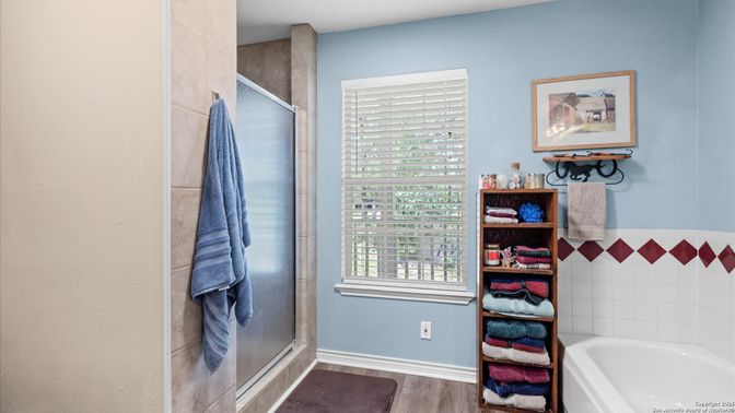 Bathroom, Interior, Wood Texture Flooring