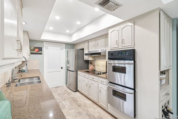 Interior, Kitchen, Recessed Lighting, Stainless Steel Appliances