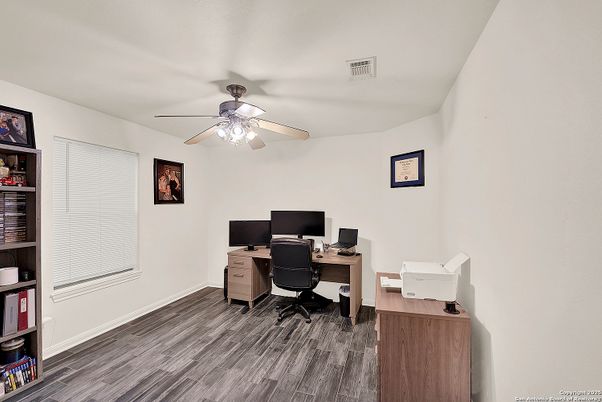 Home Office, Interior, Wood Texture Flooring