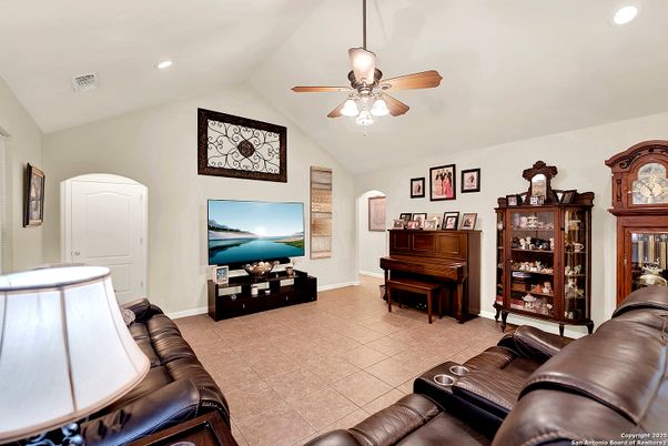 Interior, Living room, Piano, Recessed Lighting