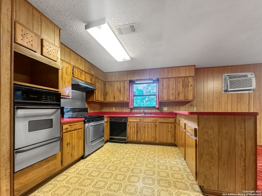 Interior, Kitchen, Wooden Walls