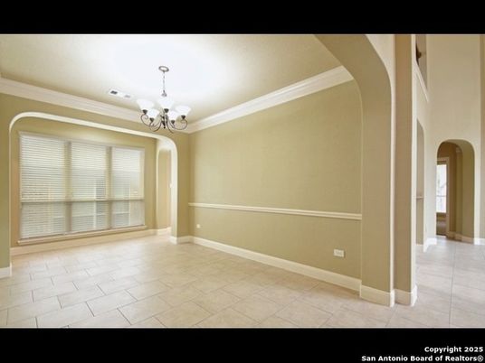 Chandelier, Empty room, Interior