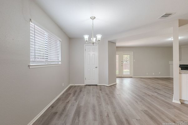 Chandelier, Empty room, Interior, Wood Texture Flooring