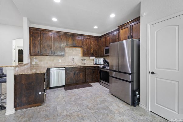 Interior, Kitchen, Recessed Lighting, Stainless Steel Appliances