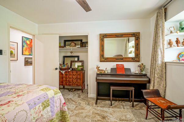 Bedroom, Interior, Piano