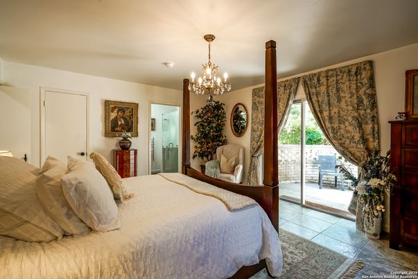 Bedroom, Chandelier, Interior