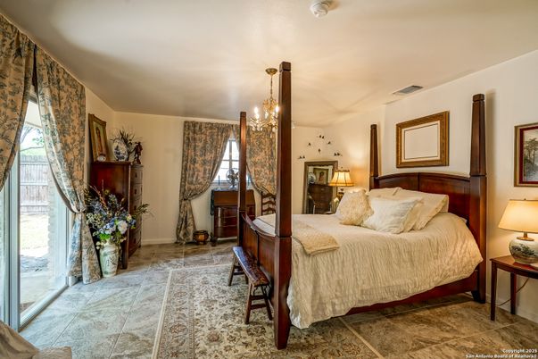Bedroom, Chandelier, Interior