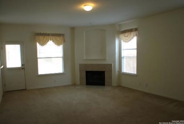 Empty room, Fireplace, Interior