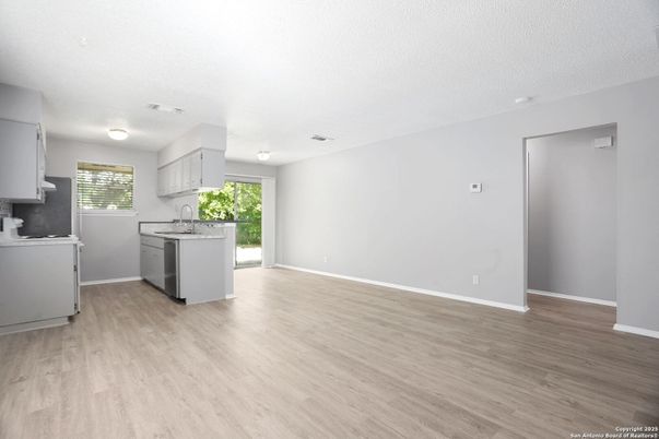 Interior, Kitchen, Wood Texture Flooring