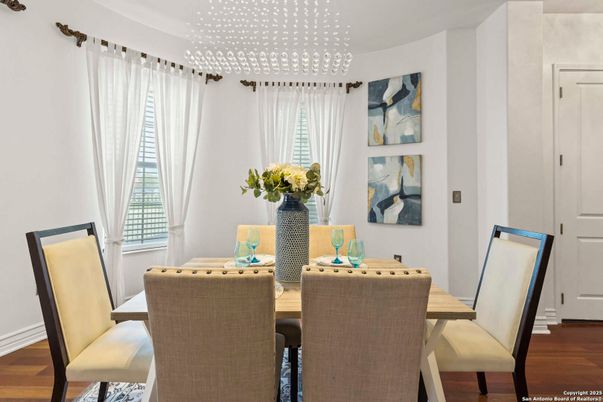 Dining room, Interior, Wood Texture Flooring
