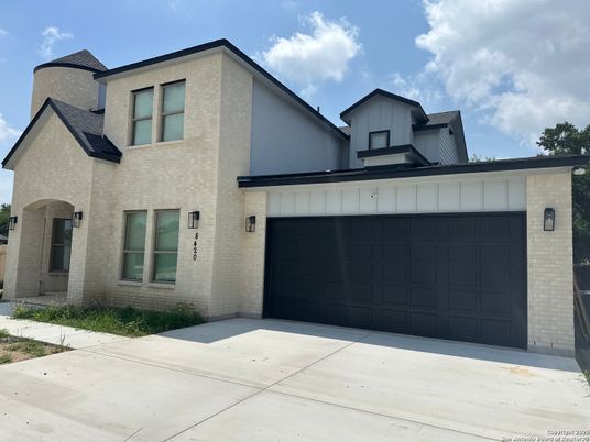 Attached, Exterior, Facade, Modern