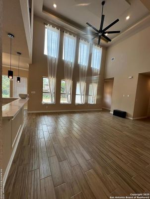 Interior, Pendant Lights, Recessed Lighting, Wood Texture Flooring