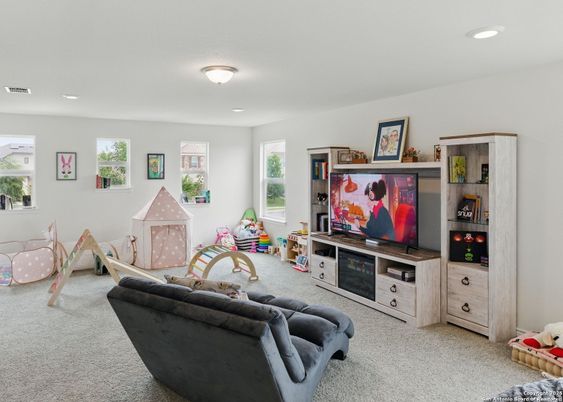 Interior, Living room, Recessed Lighting