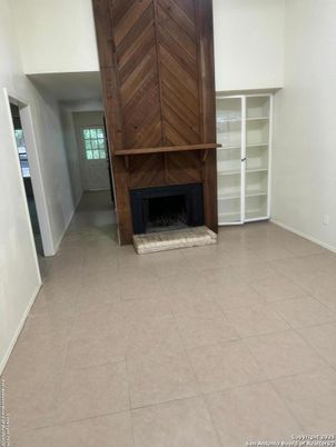 Empty room, Fireplace, Interior